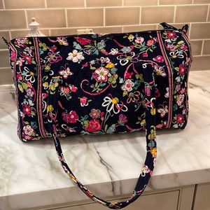 Vera Bradley patterned duffel bag